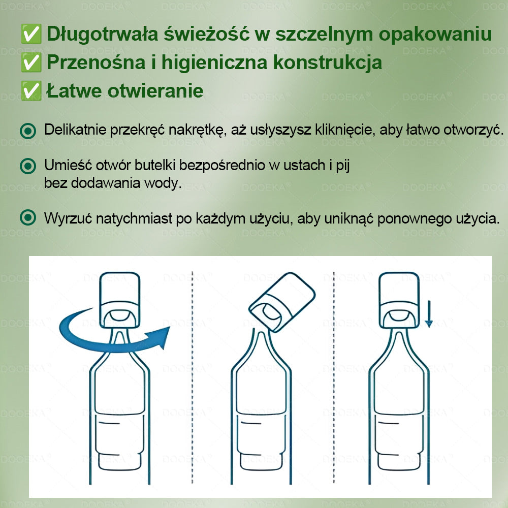 🍀🍀DOOEKA® GLP-1 8 w 1 Fit & Vital roztwór doustny – Raz dziennie, widoczne zmiany w ciągu 7 dni / W przypadku otyłości, zdrowia serca i układu krążenia, cukrzycy, bezdechu sennego, zdrowia jelit, problemów ze stawami i wielu innych